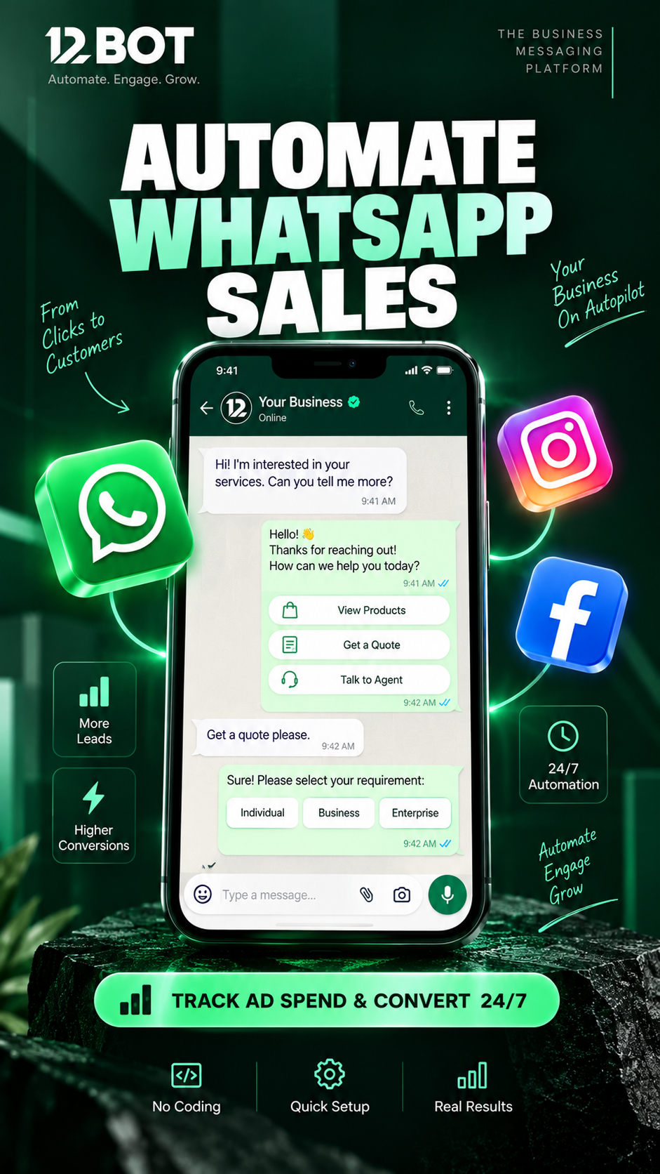 Automate WhatsApp Sales